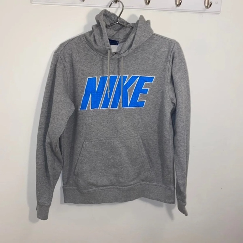 🔴SOLD🔴 Vintage nike Hoodie sweatshirt blue logo